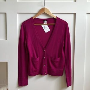 JCREW Italian-Spun Alpaca Wool Blend Pocket Cardigan